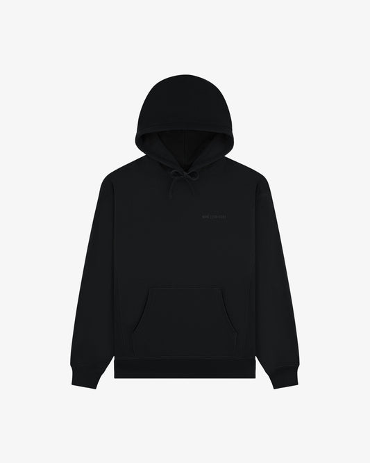 Aimé Leon Dore Jet black Tonal Logo Hoodie Clothing