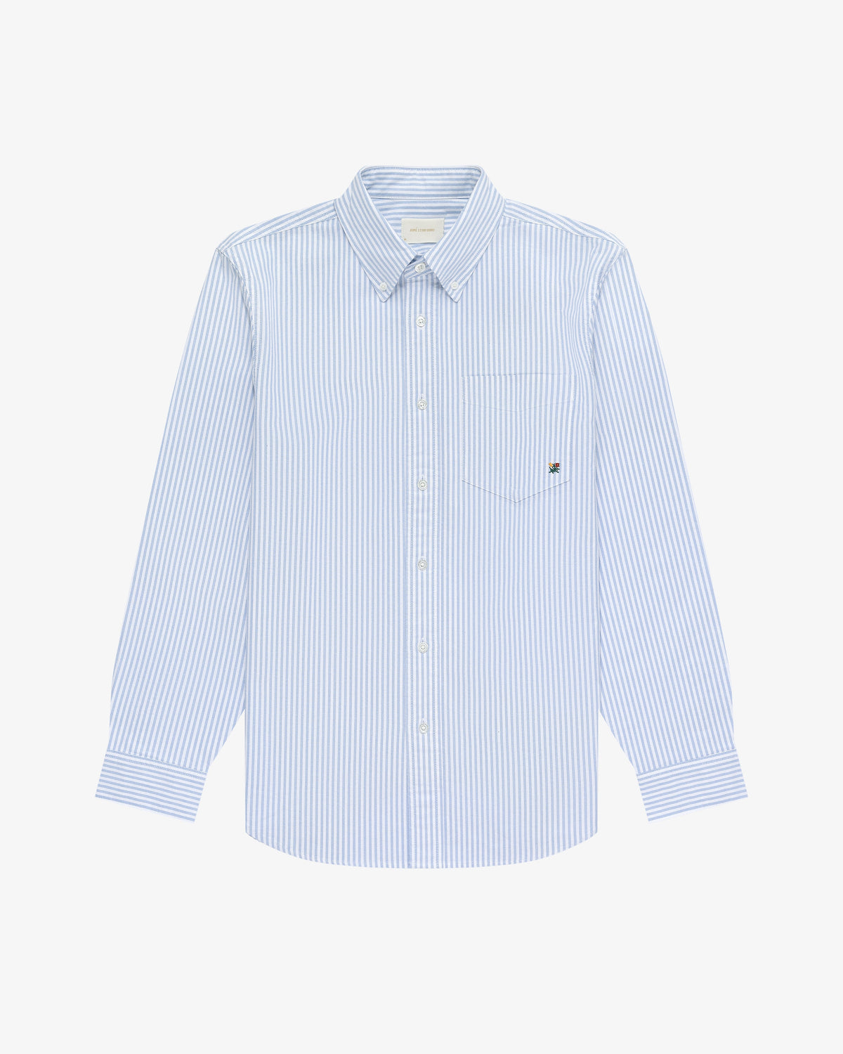 Aimé Leon Dore Evening blue Striped Crest Oxford Shirt Clothing