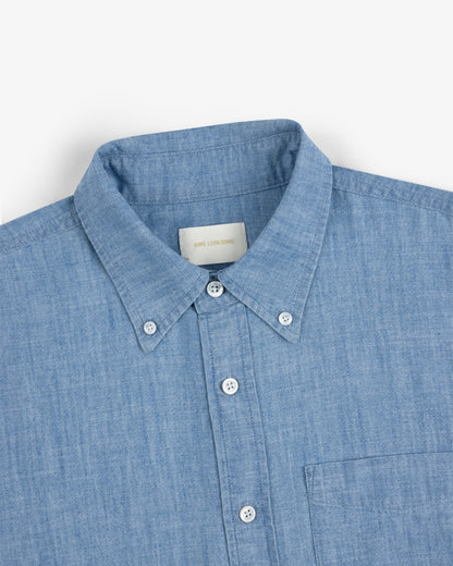 Aimé Leon Dore Light wash Crest Chambray Shirt Clothing