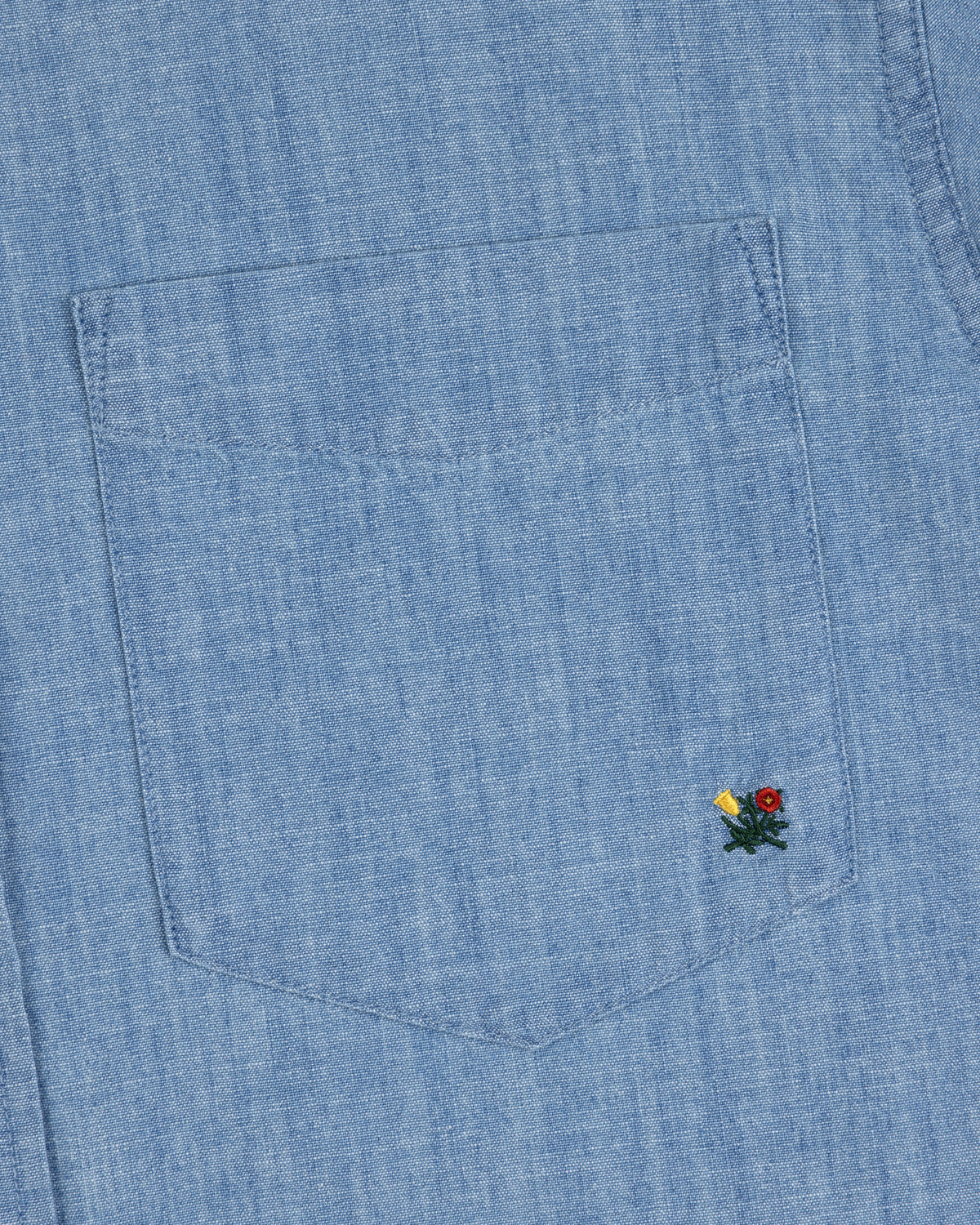 Aimé Leon Dore Light wash Crest Chambray Shirt Clothing