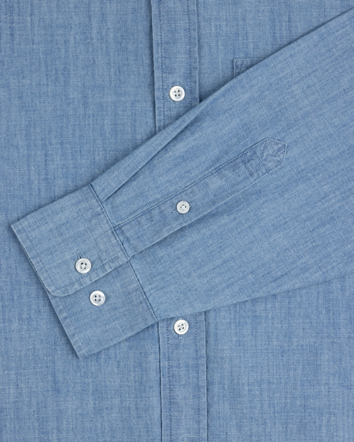 Aimé Leon Dore Light wash Crest Chambray Shirt Clothing