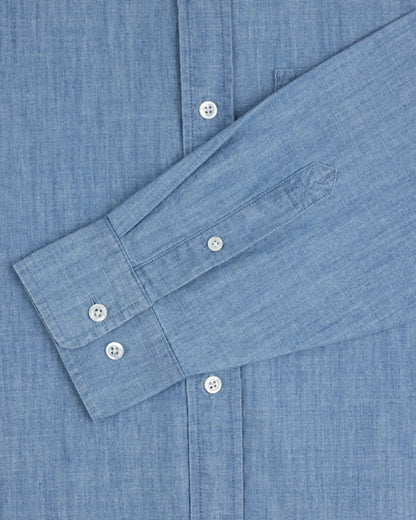 Aimé Leon Dore Light wash Crest Chambray Shirt Clothing