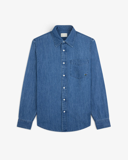 Aimé Leon Dore Mid wash Crest Chambray Shirt Clothing