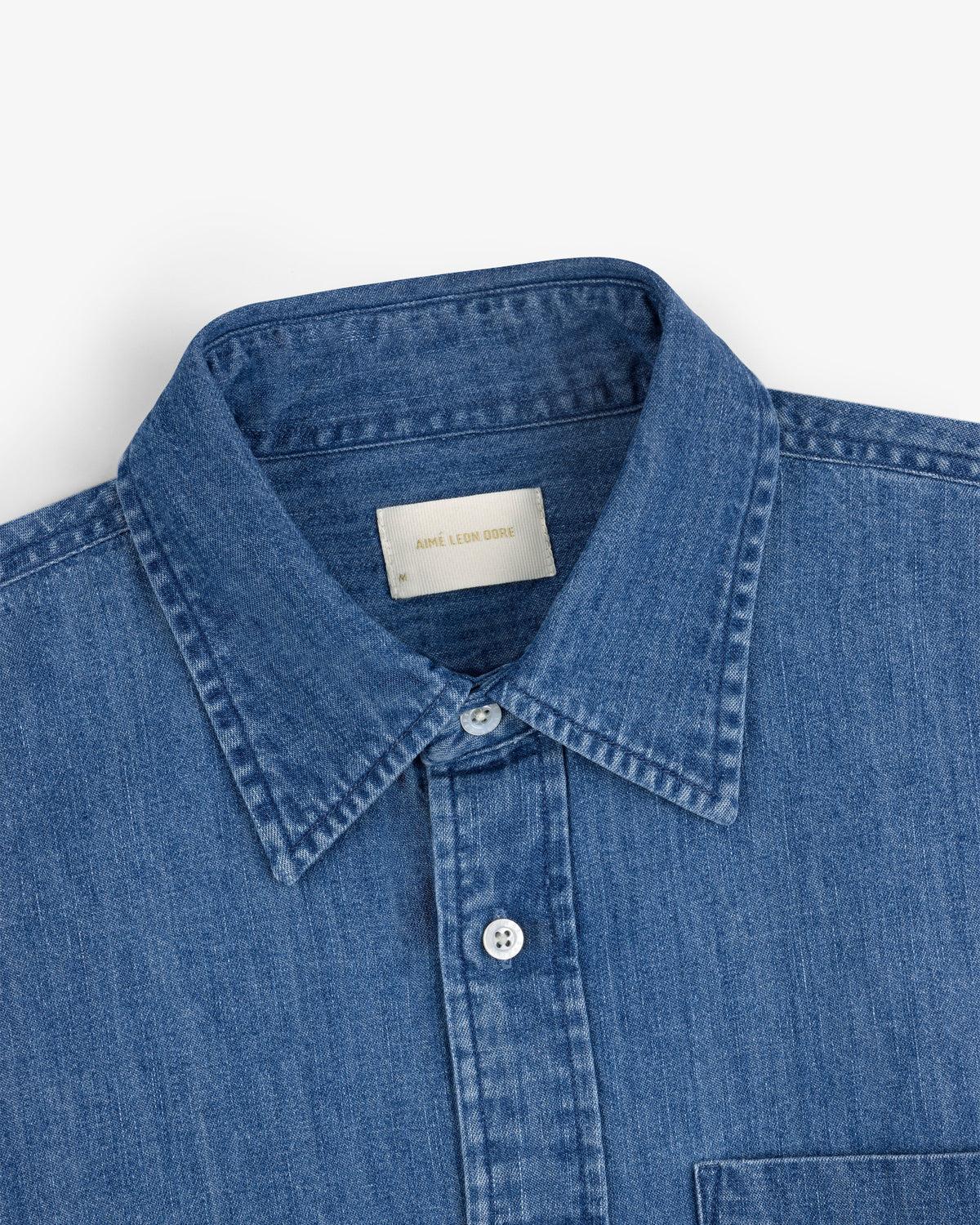 Aimé Leon Dore Mid wash Crest Chambray Shirt Clothing