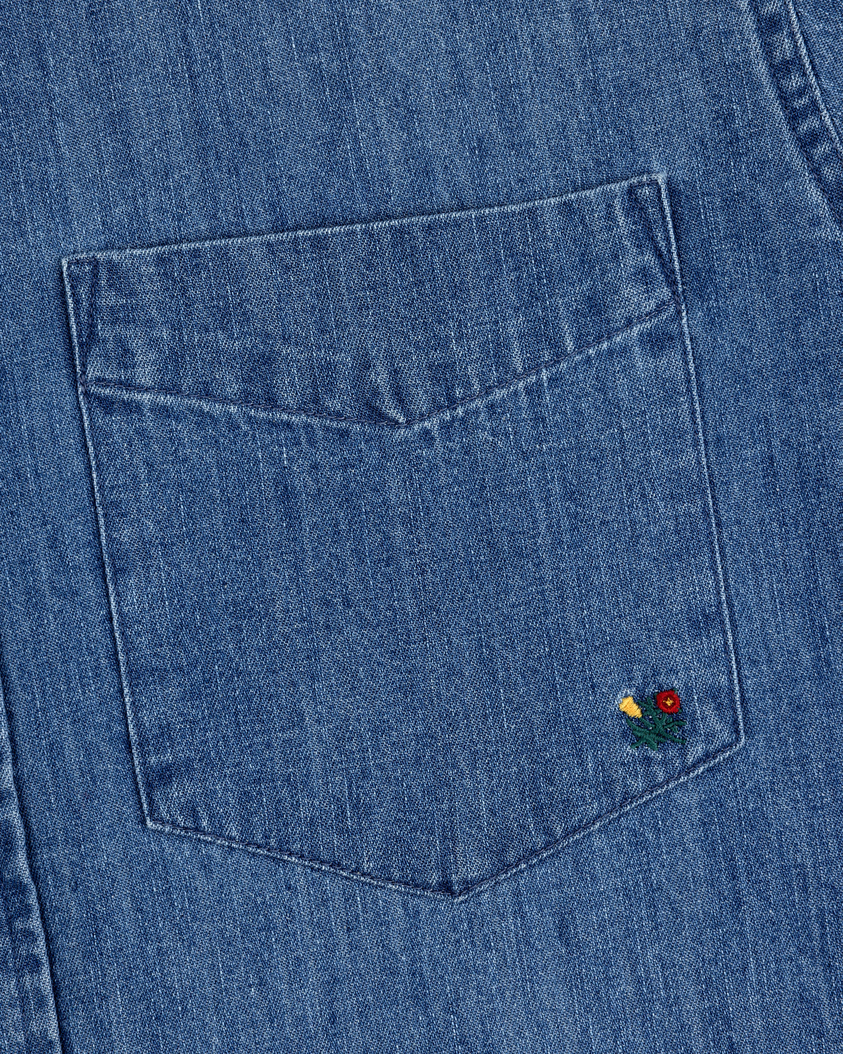 Aimé Leon Dore Mid wash Crest Chambray Shirt Clothing