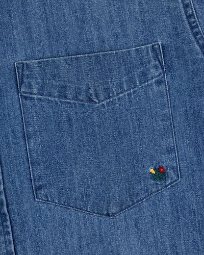 Aimé Leon Dore Mid wash Crest Chambray Shirt Clothing