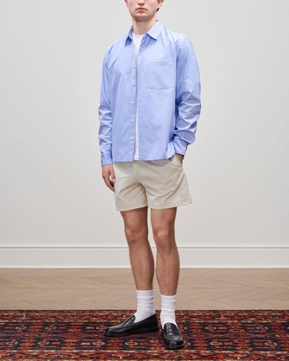 Aimé Leon Dore Blue Poplin Casual Shirt Clothing