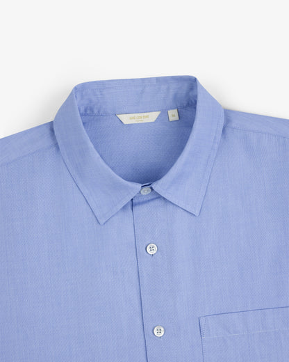 Aimé Leon Dore Blue Poplin Casual Shirt Clothing