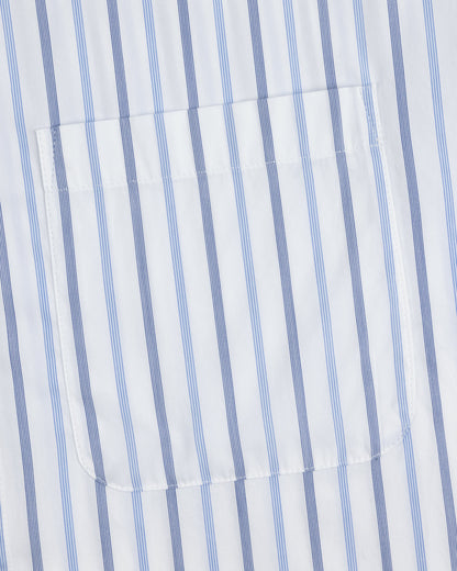 Aimé Leon Dore Blue / navy stripe Poplin Casual Shirt Clothing