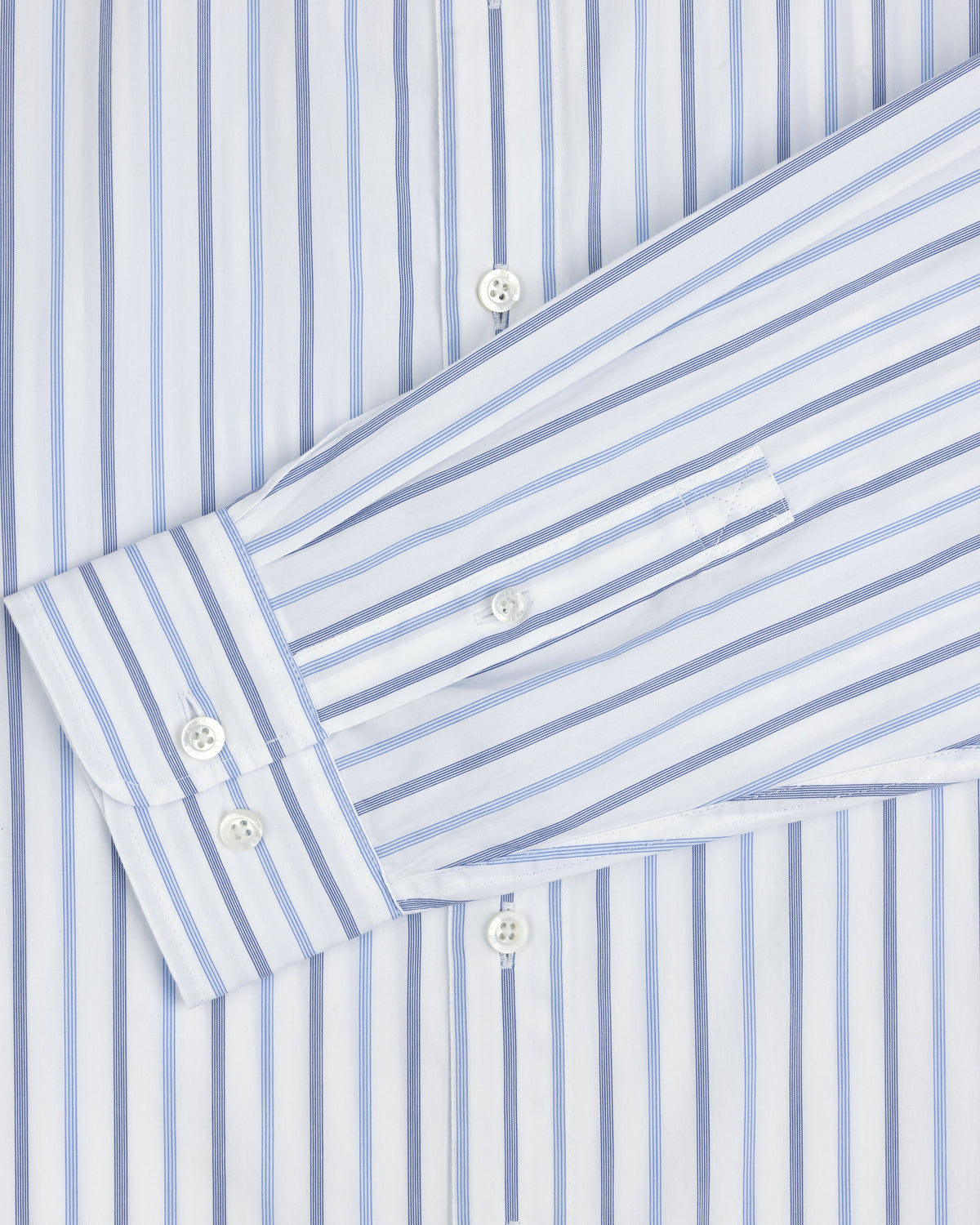 Aimé Leon Dore Blue / navy stripe Poplin Casual Shirt Clothing