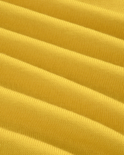 Aimé Leon Dore Empire yellow Merino Wool Knit Cycling Polo Clothing