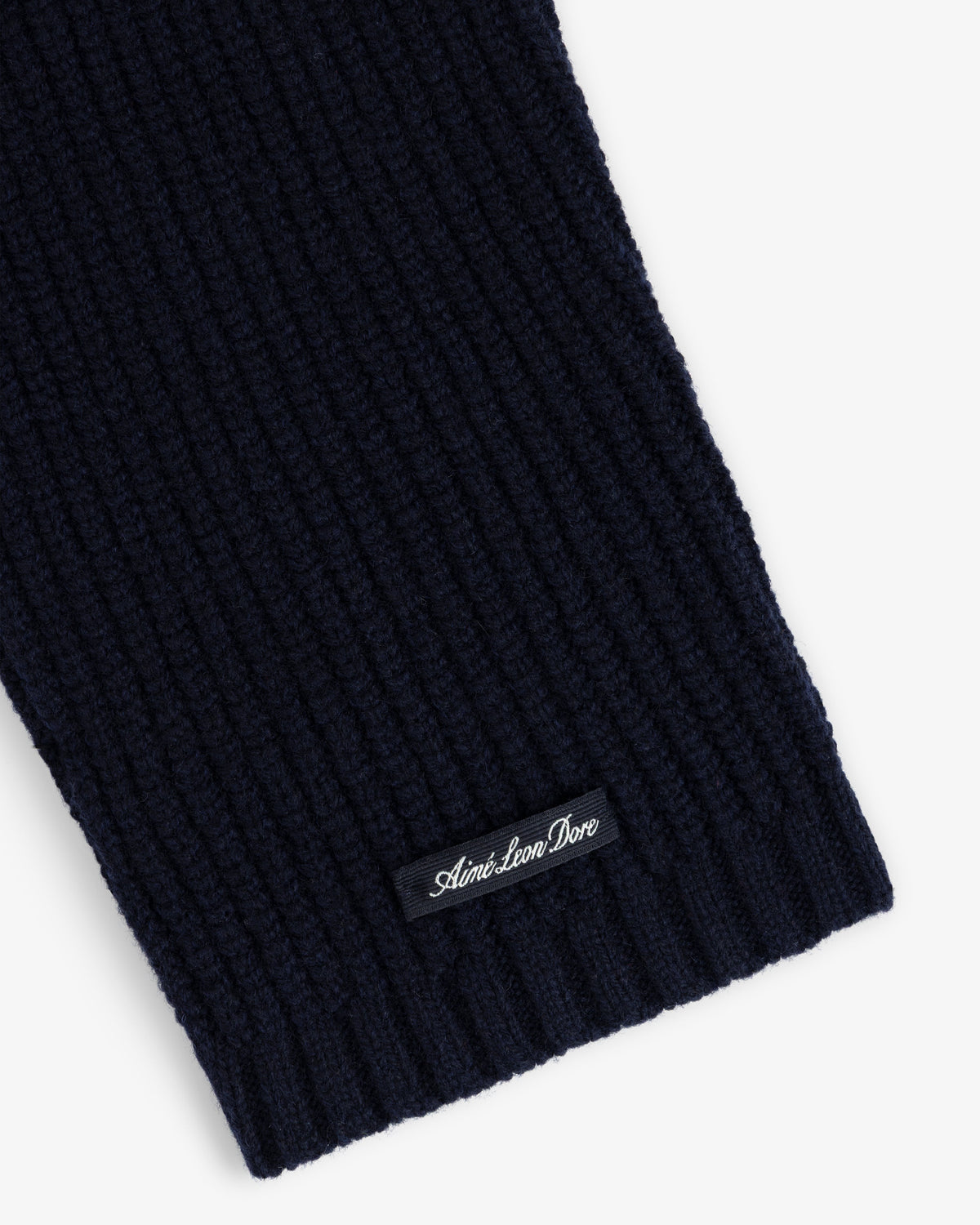 Aimé Leon Dore Evening blue NY Highlanders Ribbed Wool Crewneck Sweater Clothing
