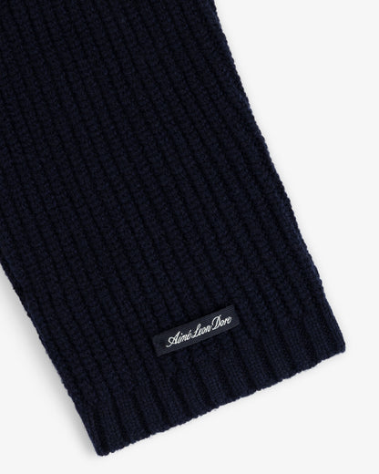 Aimé Leon Dore Evening blue NY Highlanders Ribbed Wool Crewneck Sweater Clothing