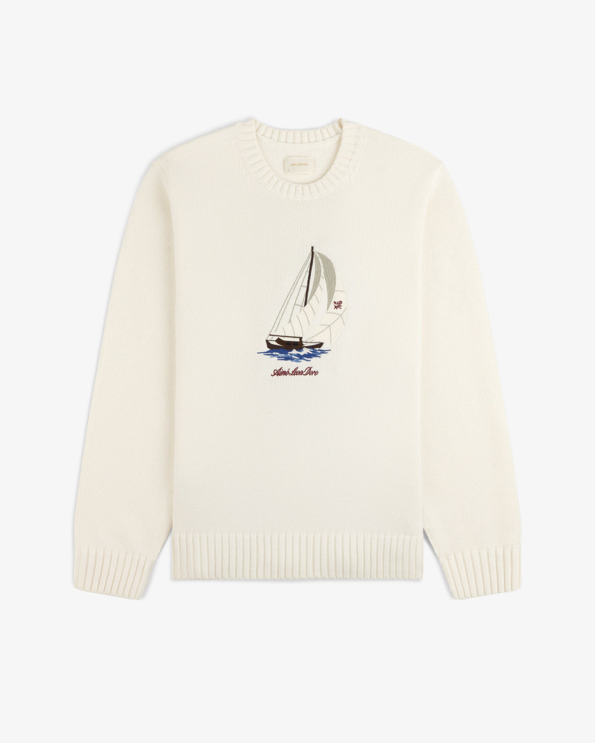 Aimé Leon Dore Pristine Regatta Embroidered Crewneck Sweater Clothing