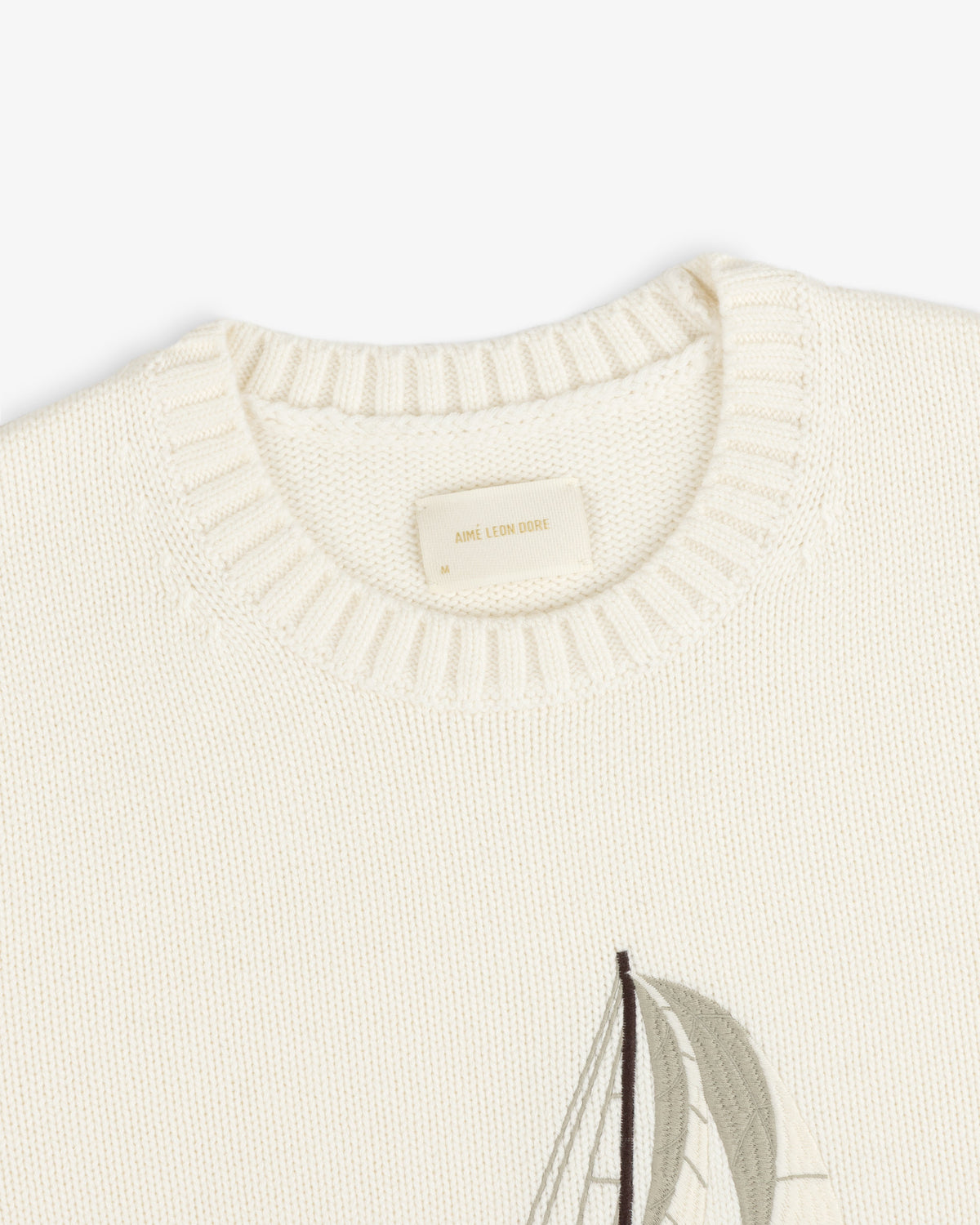 Aimé Leon Dore Pristine Regatta Embroidered Crewneck Sweater Clothing
