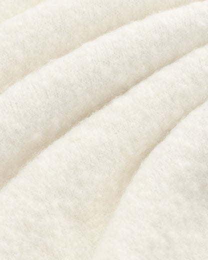 Aimé Leon Dore Coconut milk Alpaca Wool Quarter Zip Sweater Clothing