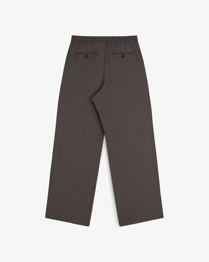 Aimé Leon Dore Brown houndstooth Houndstooth Elasticated Waist Trouser Clothing