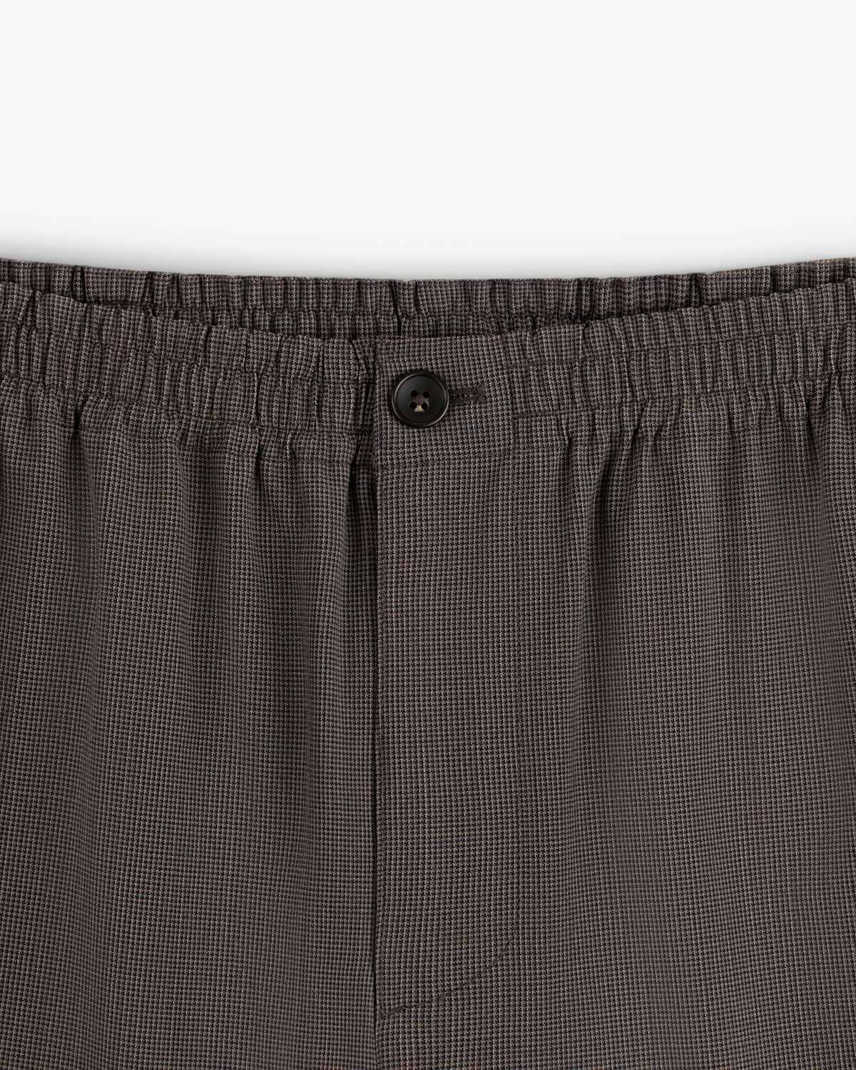 Aimé Leon Dore Brown houndstooth Houndstooth Elasticated Waist Trouser Clothing