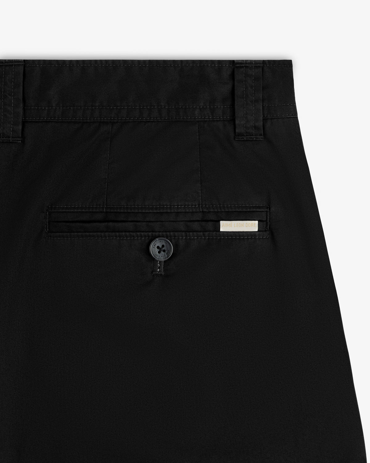 Aimé Leon Dore Jet black Double Pleated Officer Pant Clothing