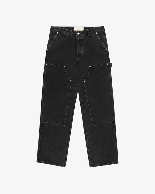 Aimé Leon Dore Washed black Denim Carpenter Pant Clothing