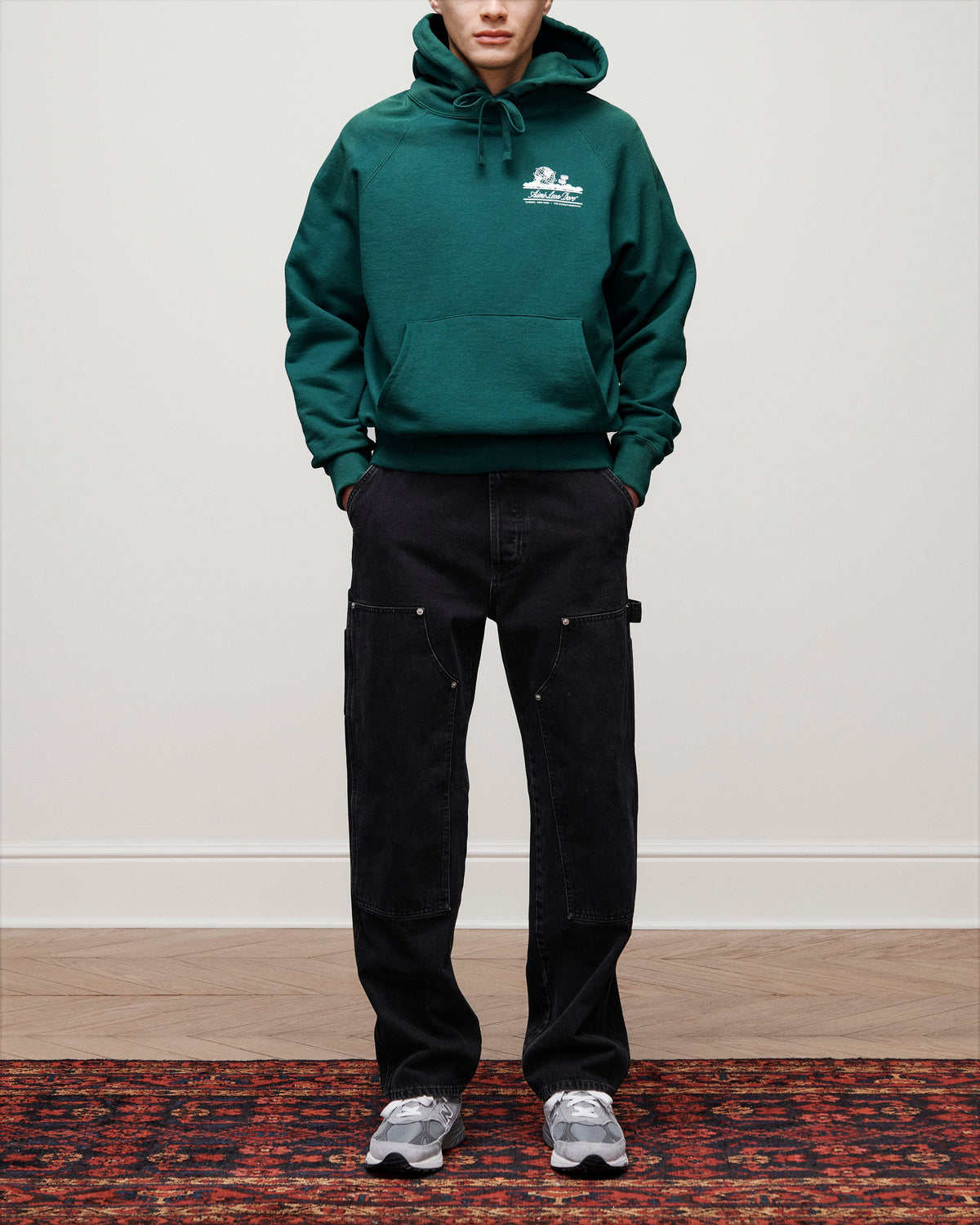 Aimé Leon Dore Washed black Denim Carpenter Pant Clothing