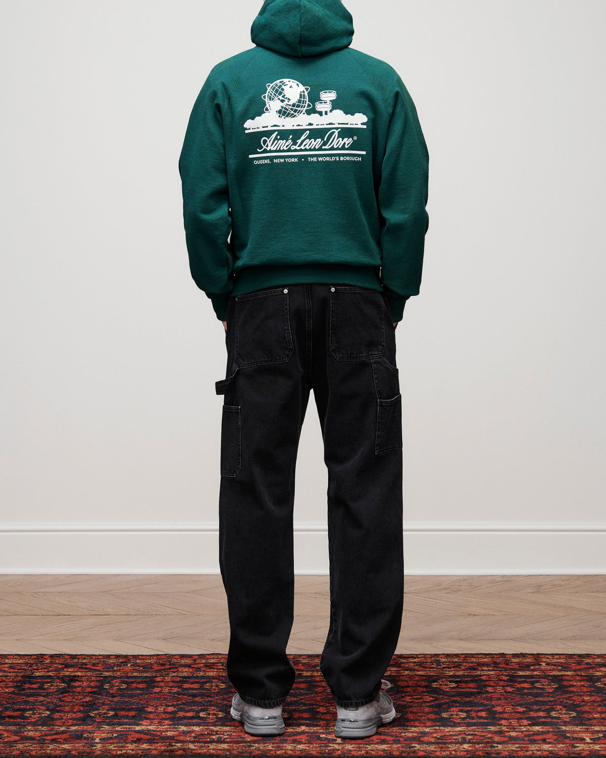 Aimé Leon Dore Washed black Denim Carpenter Pant Clothing