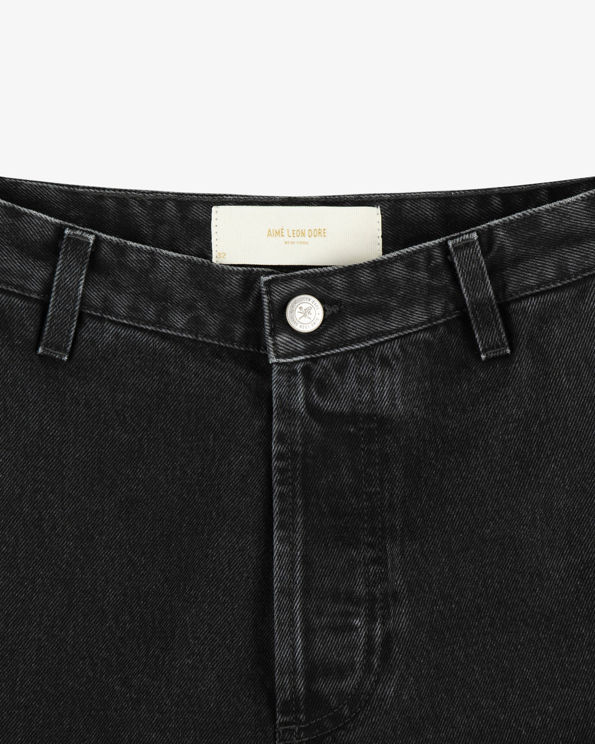 Aimé Leon Dore Washed black Denim Carpenter Pant Clothing