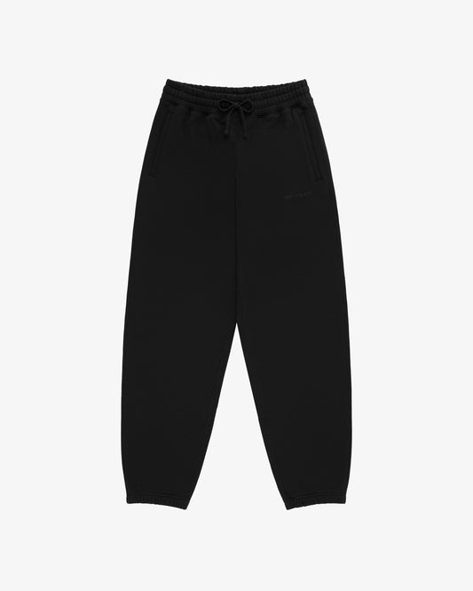Aimé Leon Dore Jet black Tonal Logo Sweatpants Clothing