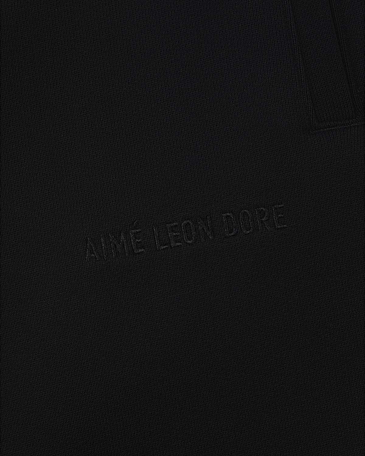 Aimé Leon Dore Jet black Tonal Logo Sweatpants Clothing