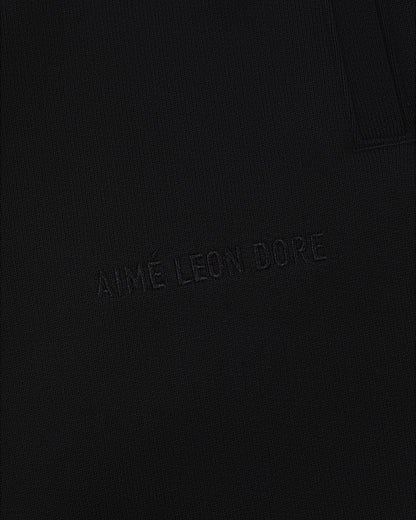 Aimé Leon Dore Jet black Tonal Logo Sweatpants Clothing