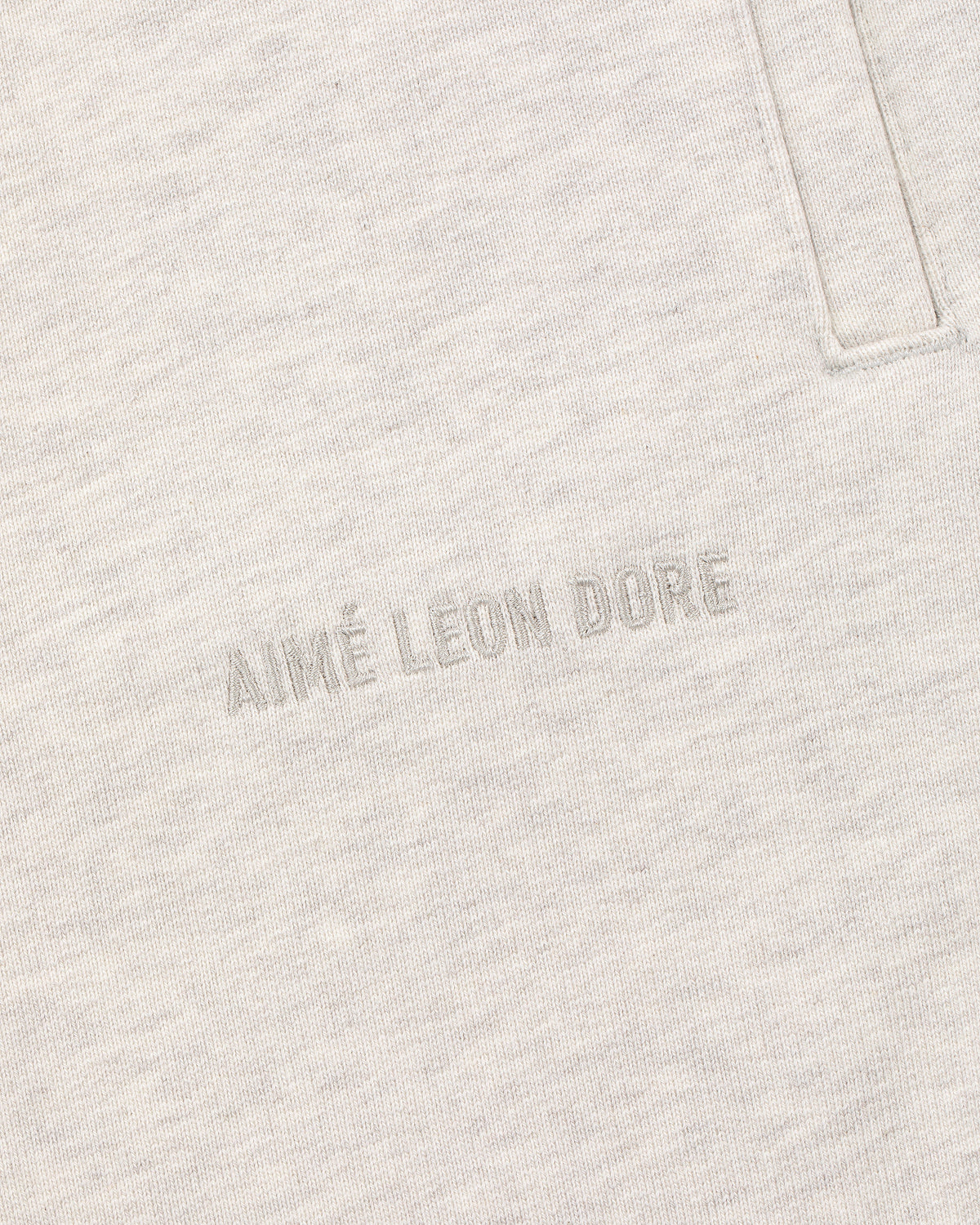 Aimé Leon Dore Oatmeal Tonal Logo Sweatpants Clothing