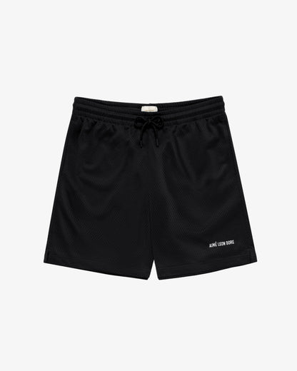 Aimé Leon Dore Jet black Logo Gym Short Clothing
