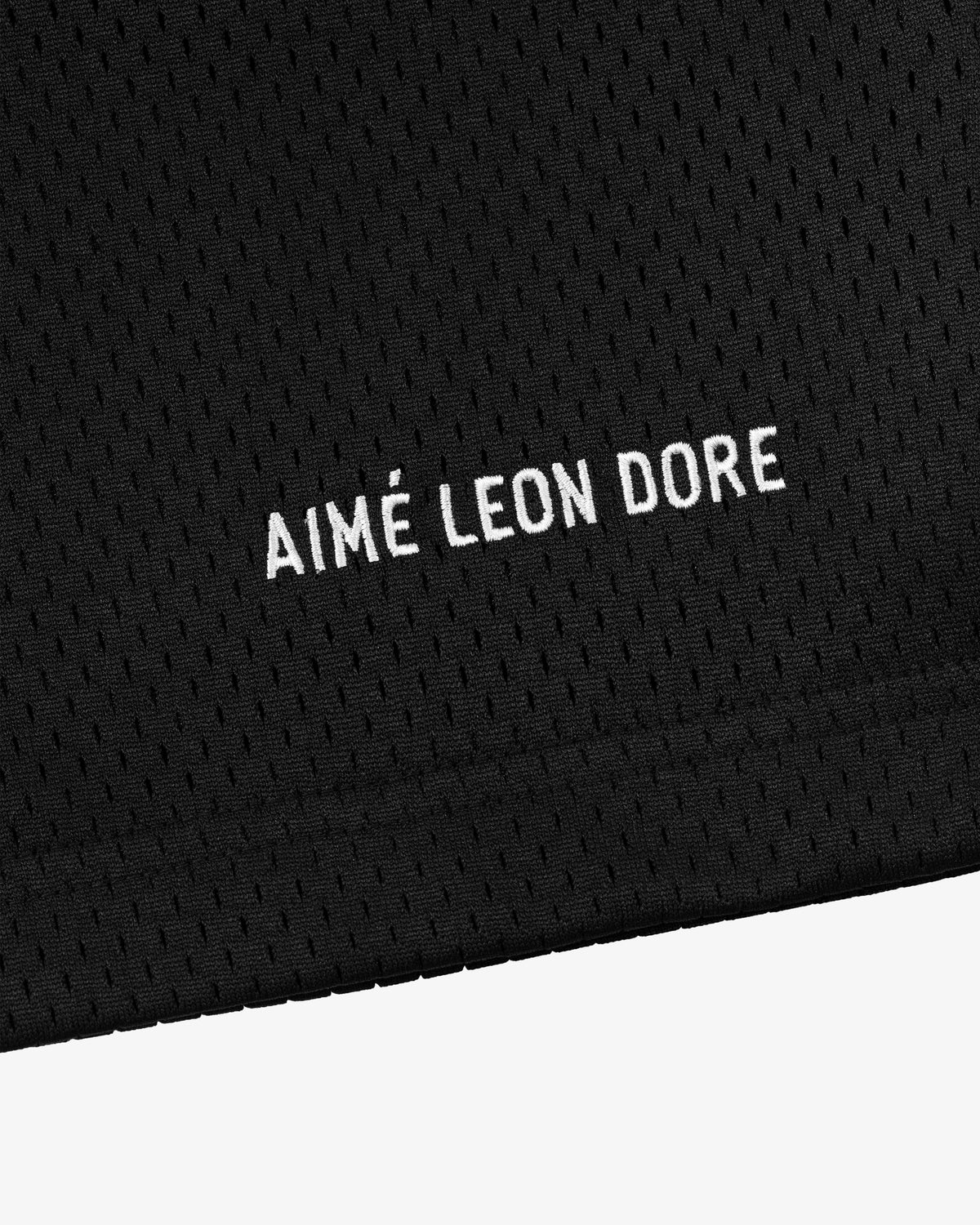 Aimé Leon Dore Jet black Logo Gym Short Clothing