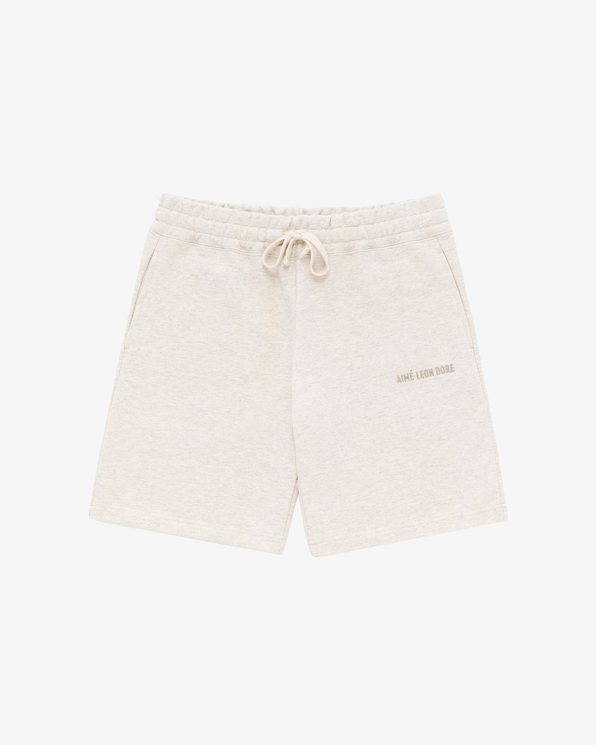 Aimé Leon Dore Oatmeal Tonal Logo Sweatshorts Clothing