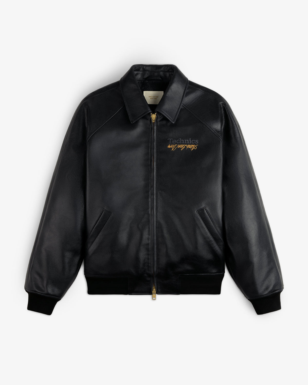 Aimé Leon Dore Evening blue ALD / Technics Varsity Leather Jacket Clothing