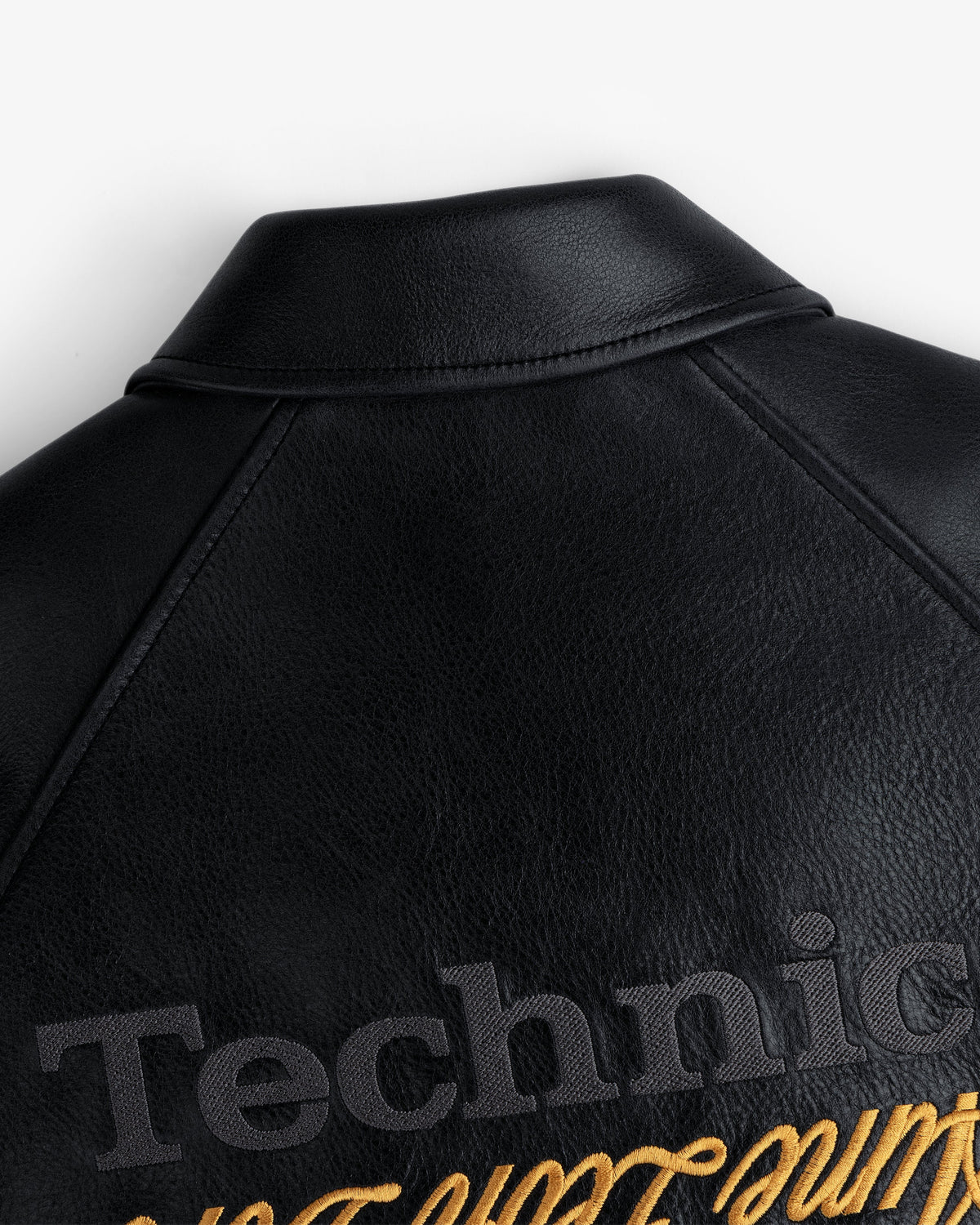 Aimé Leon Dore Evening blue ALD / Technics Varsity Leather Jacket Clothing