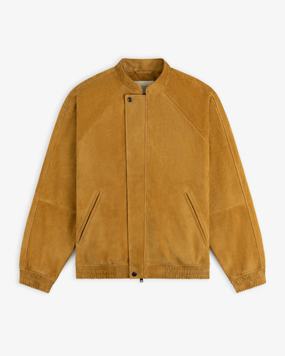 Aimé Leon Dore Evening blue Suede Cafe Racer Jacket Clothing