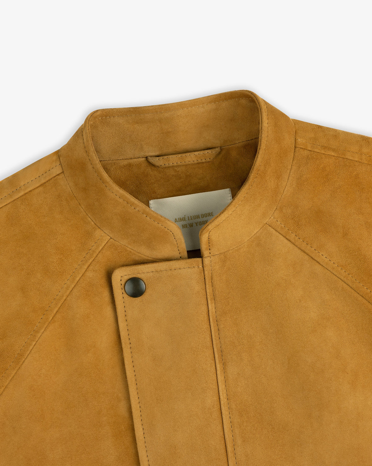 Aimé Leon Dore Evening blue Suede Cafe Racer Jacket Clothing