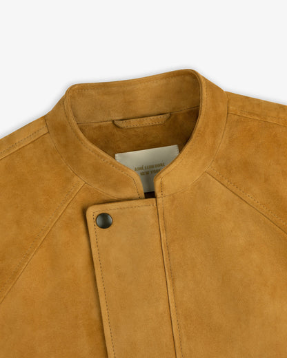 Aimé Leon Dore Evening blue Suede Cafe Racer Jacket Clothing