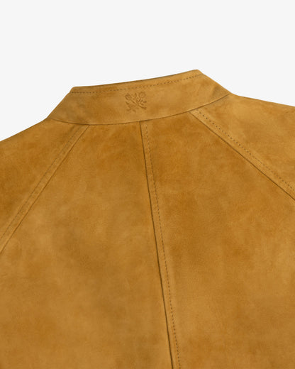 Aimé Leon Dore Evening blue Suede Cafe Racer Jacket Clothing