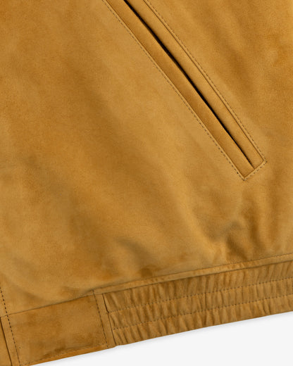 Aimé Leon Dore Evening blue Suede Cafe Racer Jacket Clothing