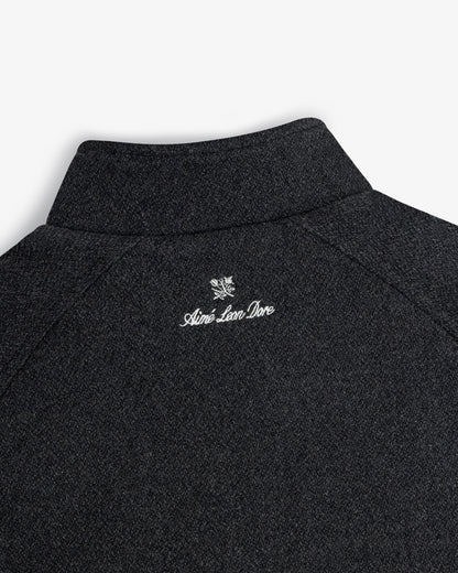 Aimé Leon Dore Charcoal NY Highlanders Wool Varsity Jacket Clothing