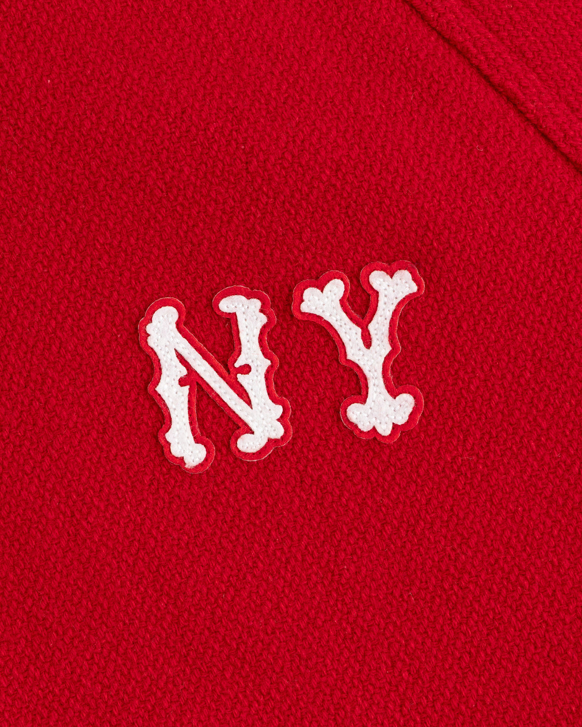 Aimé Leon Dore Equestrian red NY Highlanders Wool Varsity Jacket Clothing