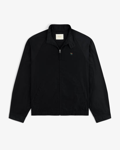 Aimé Leon Dore Jet black Crest Nylon Windbreaker Clothing