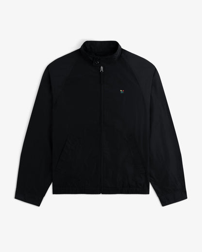 Aimé Leon Dore Jet black Crest Nylon Windbreaker Clothing