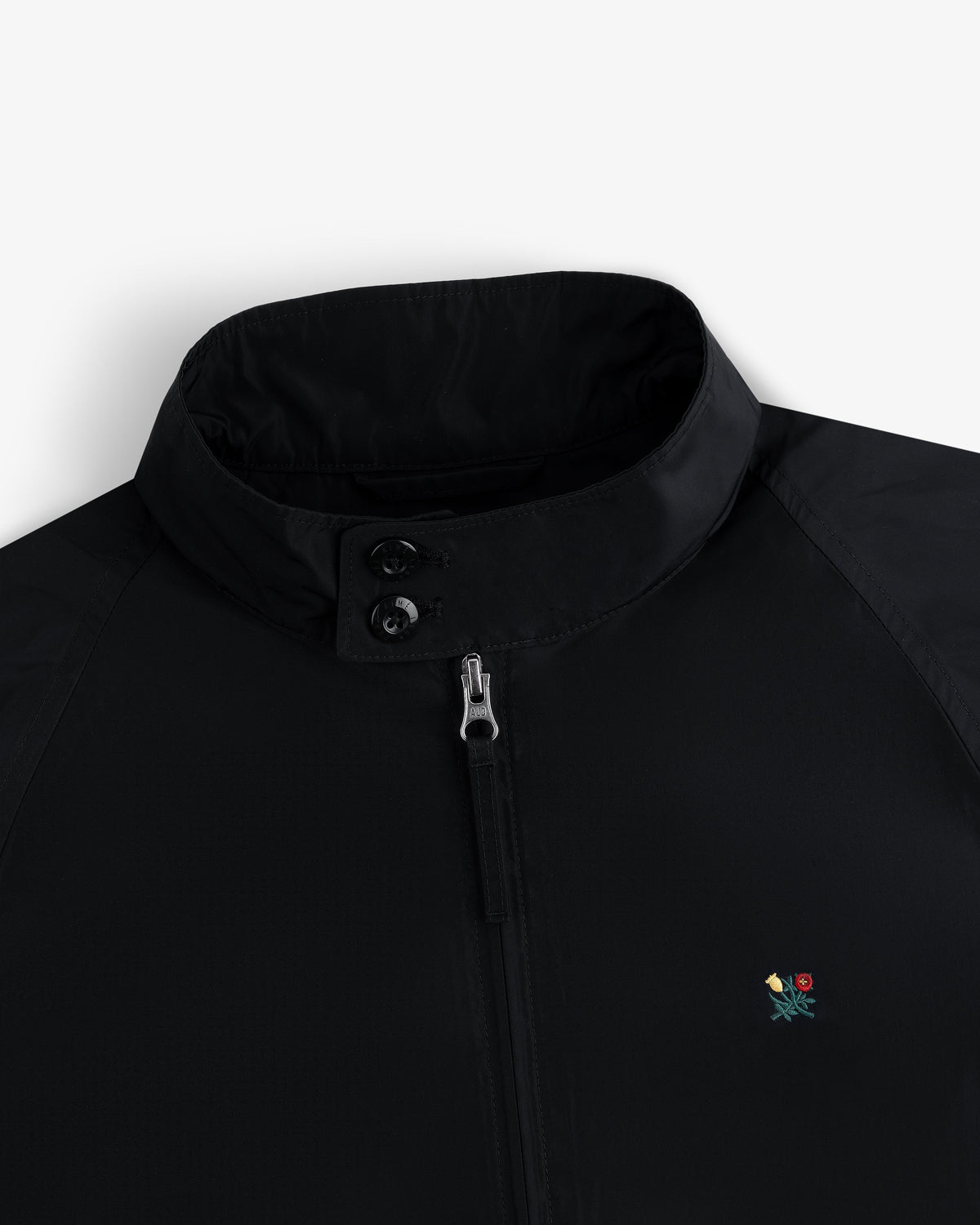 Aimé Leon Dore Jet black Crest Nylon Windbreaker Clothing