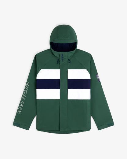 Aimé Leon Dore Dark green GORE-TEX Striped Sailing Jacket Clothing