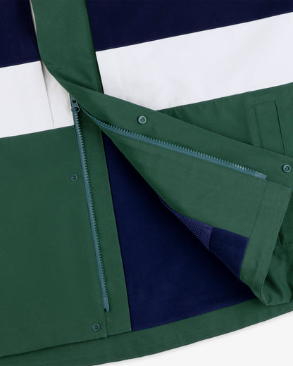 Aimé Leon Dore Dark green GORE-TEX Striped Sailing Jacket Clothing