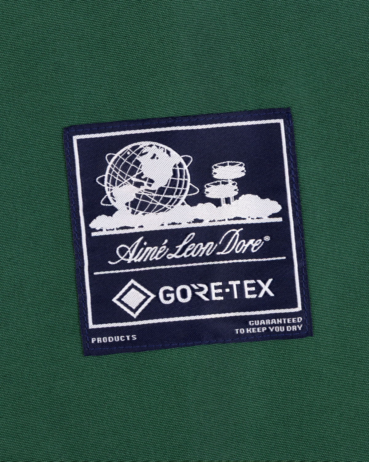 Aimé Leon Dore Dark green GORE-TEX Striped Sailing Jacket Clothing