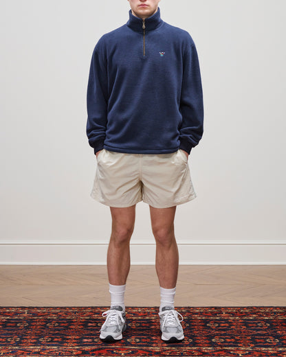 Aimé Leon Dore Navy blazer Crest Quarter-Zip Fleece Pullover Clothing